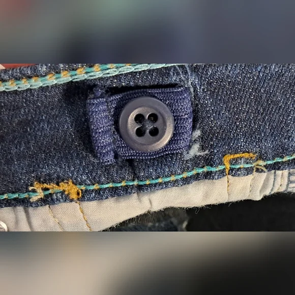 Levi's Skinny Adjustable Waist Stretch Denim Jeans Kids Girls Sz 12 NWT - Picture 6 of 10